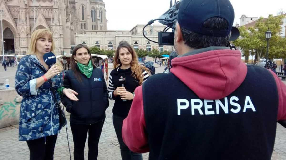 altText(Ante la censura oficial, los trabajadores de la TV Pública transmitieron en vivo desde Luján)}