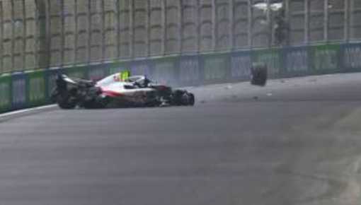 Desesperante y brutal choque de Mick Schumacher: trasladado en helicóptero a un hospital