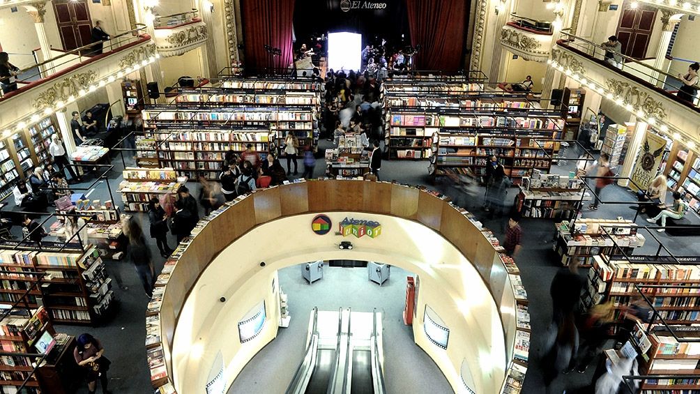 Librería El Ateneo Grand Splendid. Foto: Télam