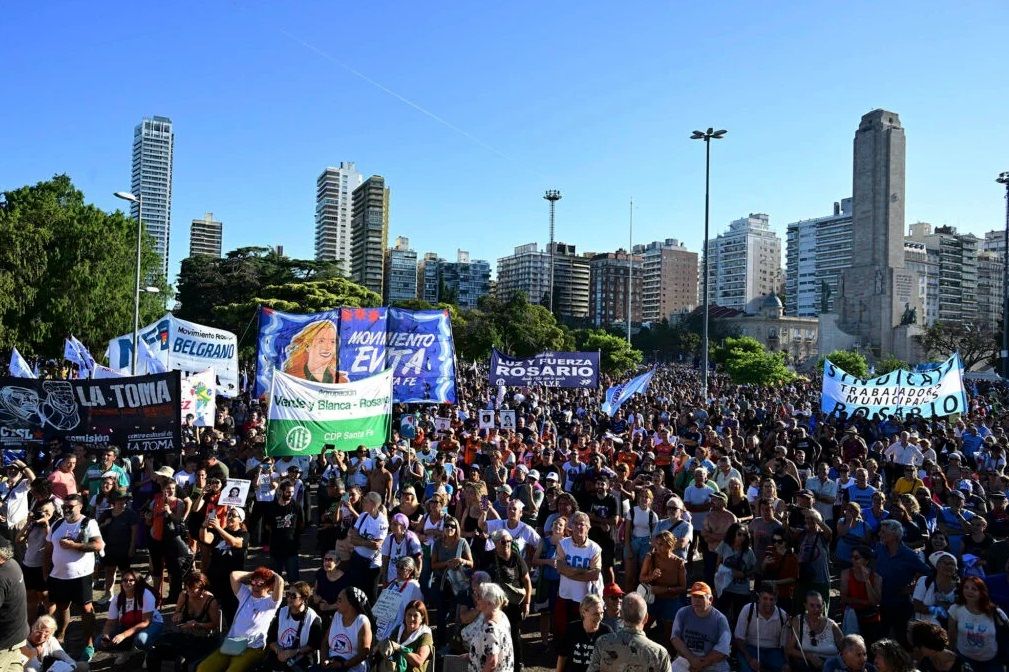 Día de la Memoria en Rosario. Foto: Somos Télam.