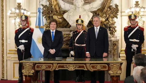 Quirno asumió como canciller y ratificó el alineamiento con EEUU
