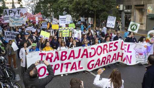 Trabajadores del Garrahan tras el aumento: 
