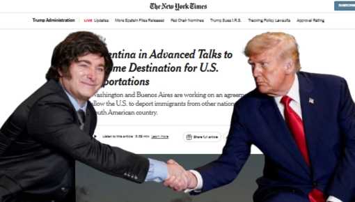 Inconcebible: Trump negocia con Milei para que Argentina reciba deportados de terceros países