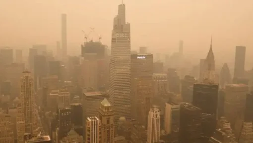 ¿Peligra la final? Incendios en Canadá cubren de humo tóxico Nueva York y Nueva Jersey
