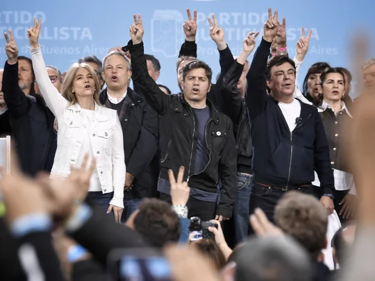 Kicillof encabezó un acto por el Día de la Lealtad en La Matanza